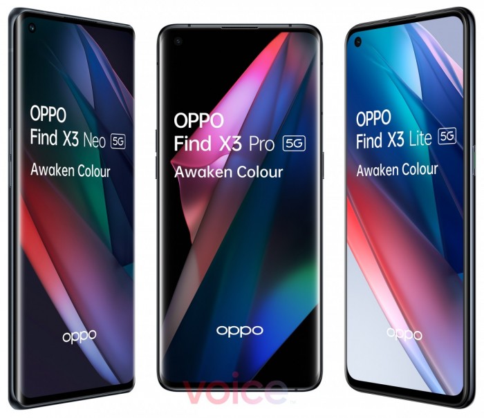 OPPO Find X3系列细节图片泄露：包含X3 Pro、X3 Neo和X3 Lite-第1张图片-易维数码