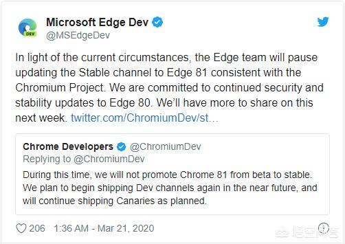 Microsoft Edge团队为何宣布暂停新版的开发？-第1张图片-易维数码