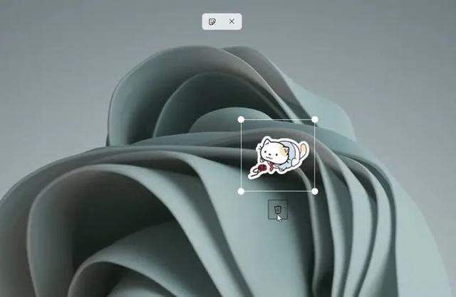 Win11桌面新玩法！Win11桌面贴纸抢先上手体验-第5张图片-易维数码