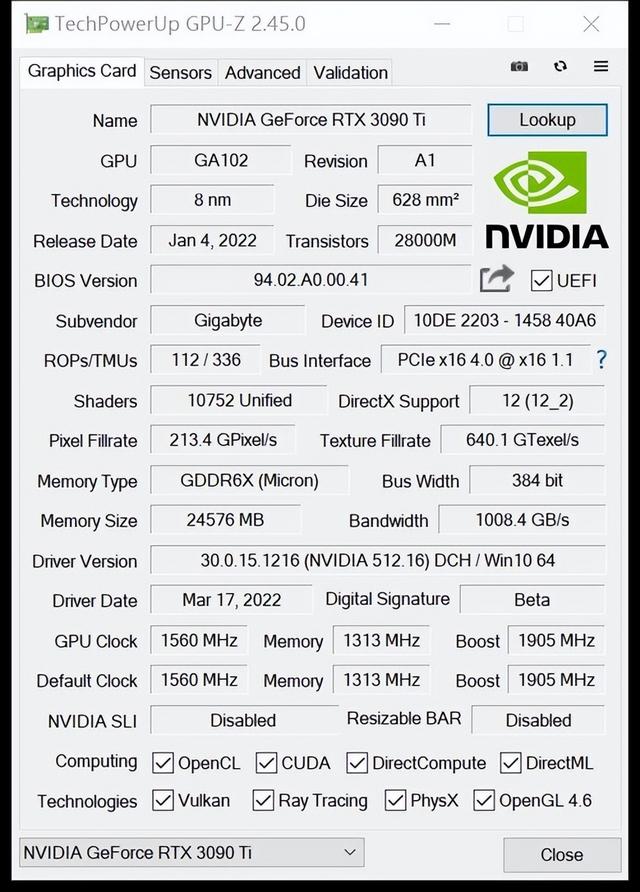 技嘉RTX 3090 Ti评测 它来晚了吗？-第15张图片-易维数码